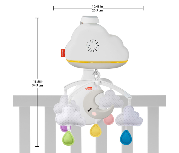 Fisher-Price Chmurkowa karuzelka uspokajacz - 1014011 - zdjęcie 7